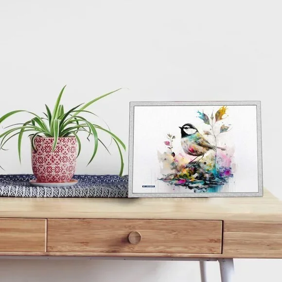 4x6 Chickadee Watercolor Illustration Art Oil‎ Painting Print - Picture 9 of 9